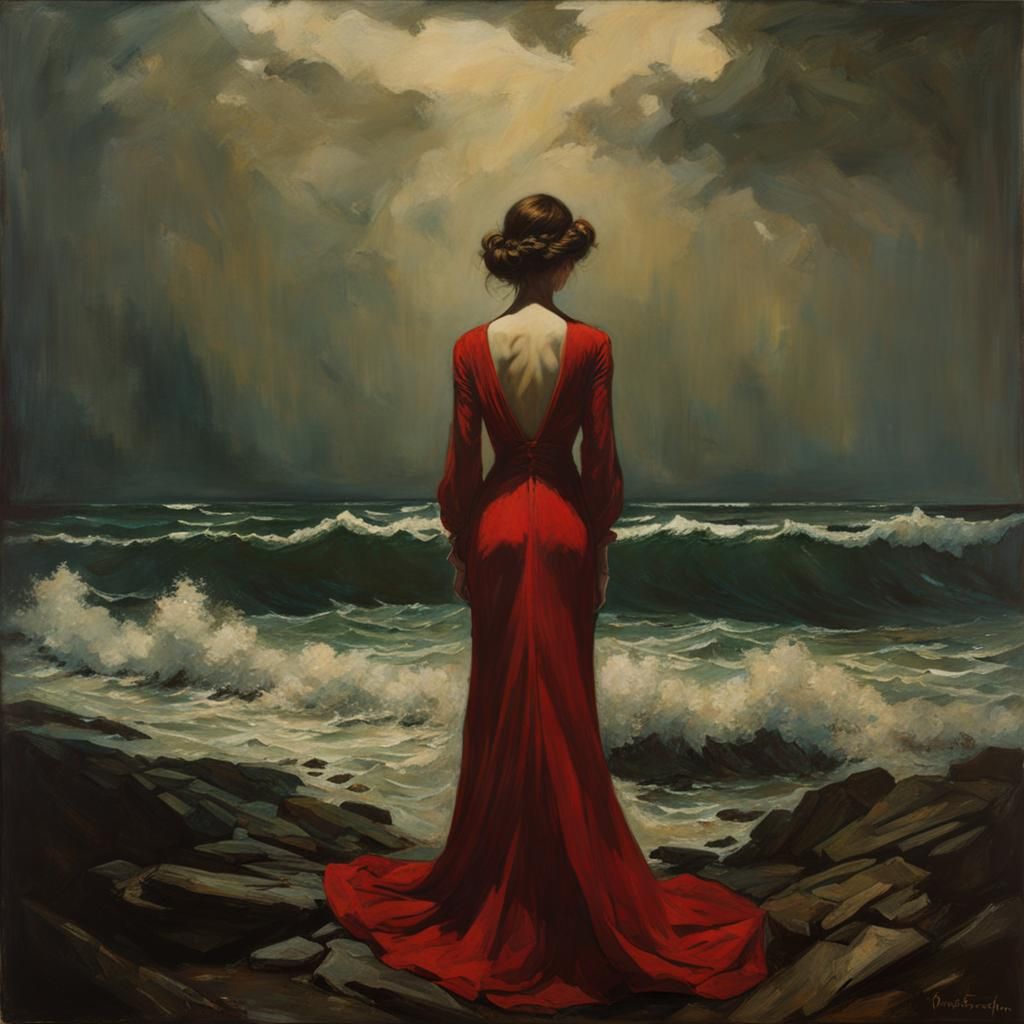 Industrious Figure in Vintage Illustration Style