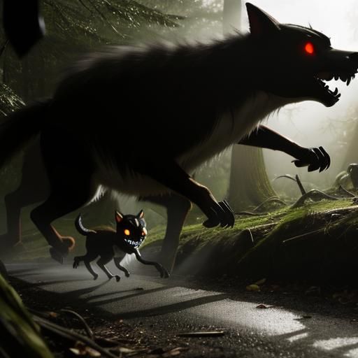 Ethereal Scamper Ghosts Darting