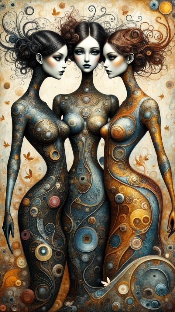 Steampunk Abstract Beauties Inspired by Picasso