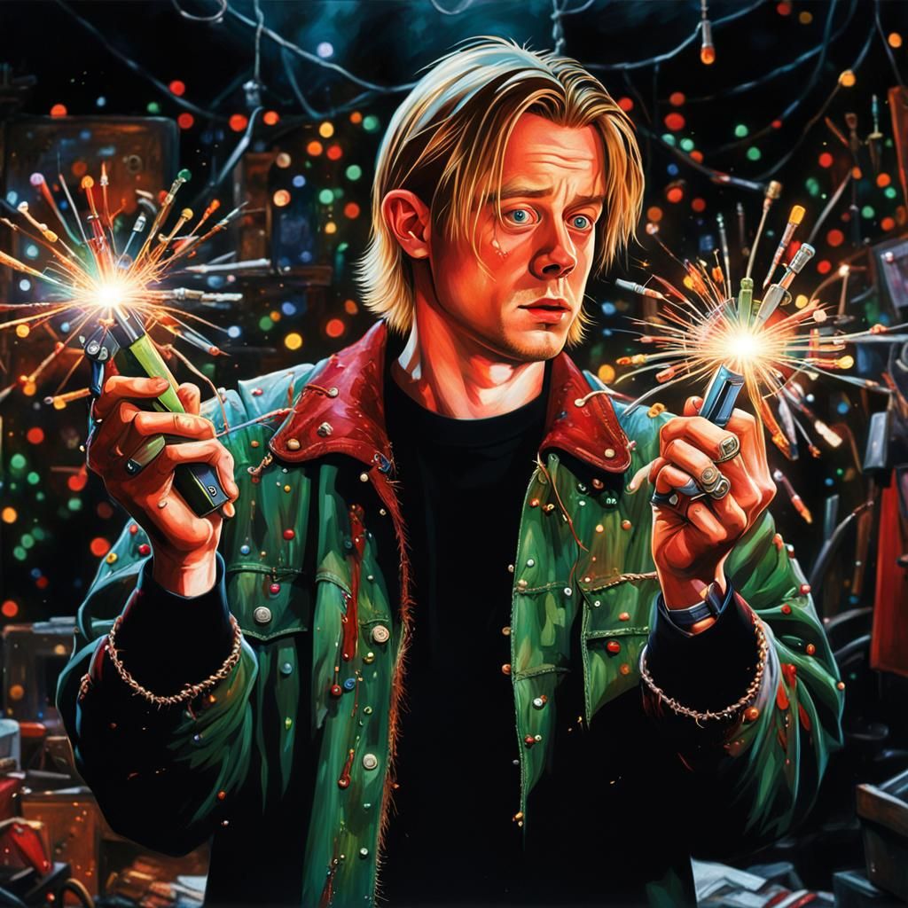 Kevin McCallister's Christmas Booby Trap: Hyperrealistic Art