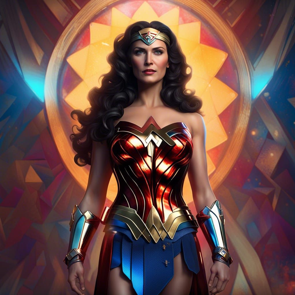 Lynda Carter as Wonder Woman: Luminous Portrait