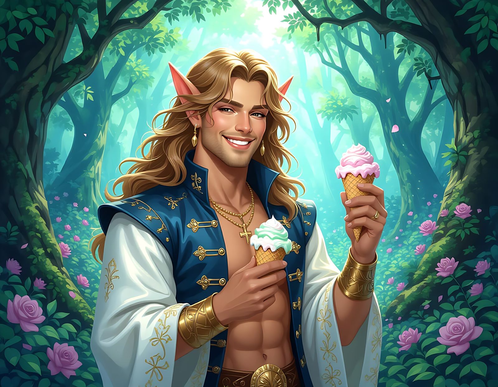 Centaur Sings 80's Ballad in Fantasy Forest