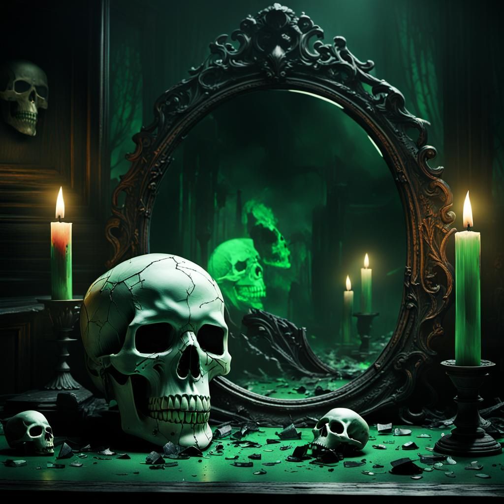 Bloody Mirror Horror Concept Art