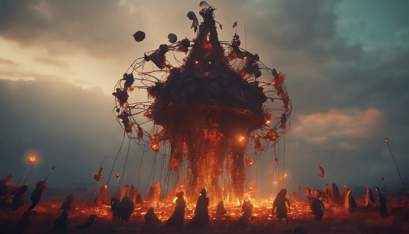 Fantastical Pagan Festival in 3D