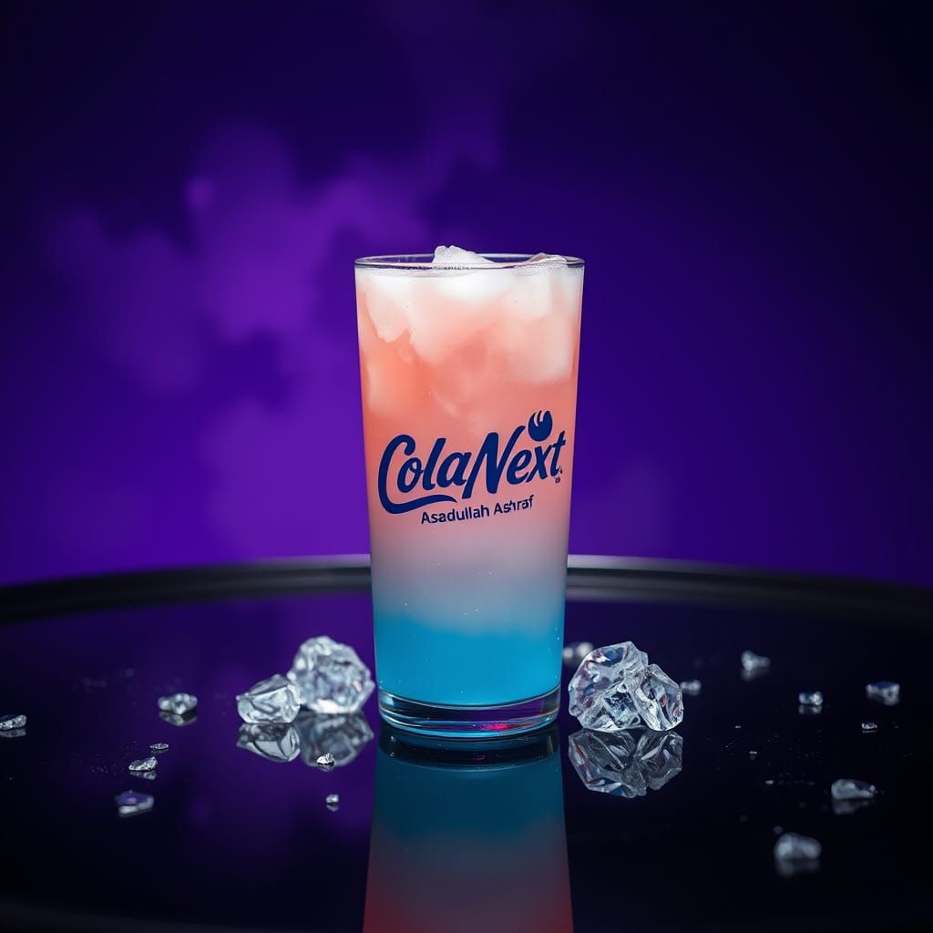 Iced ColaNext with Cotton Candy Flavor in Hyperrealism
