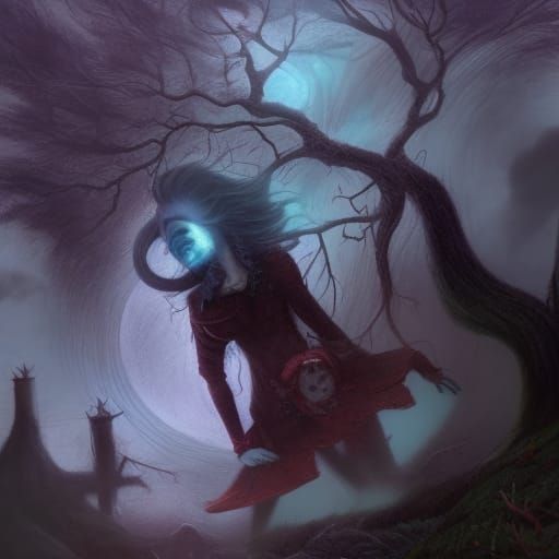 Demonic Possession in Detailed Matte Painting