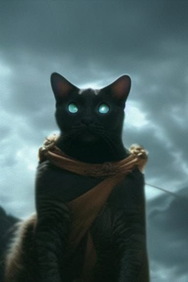 Cats Recreate Lord of the Rings Scenes