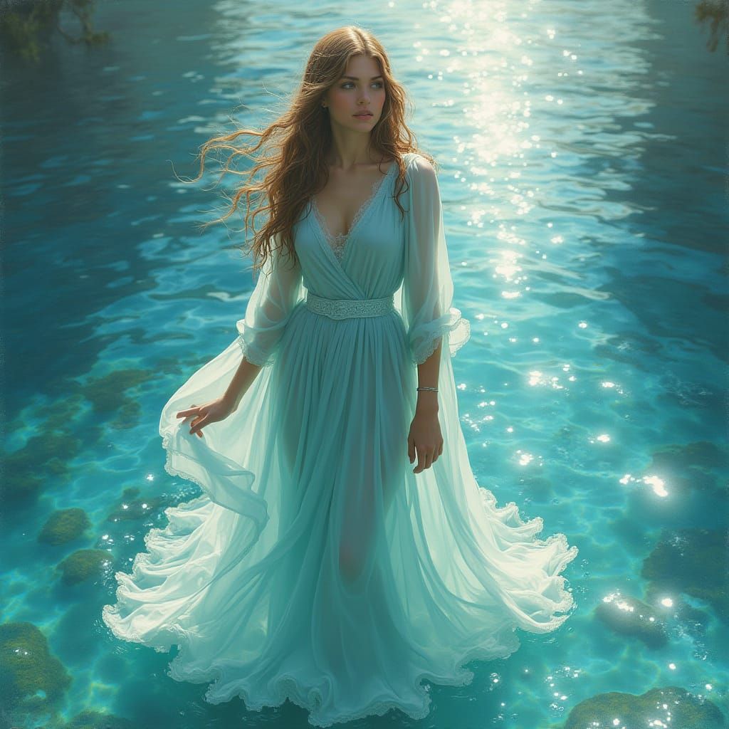 Serene Goddess of the Aquatic Realm