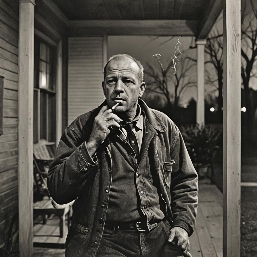 Abstract Night Watch: Homage to Pollock