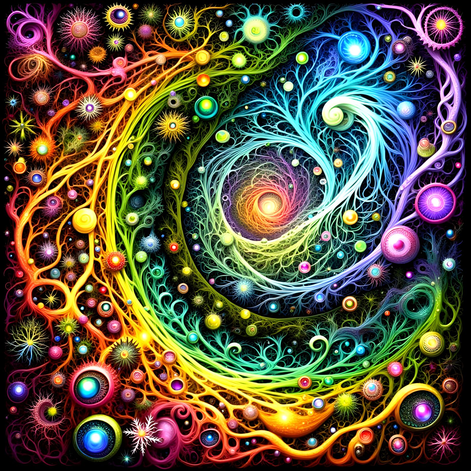 Whimsical Creature in Enchanted Forest Path