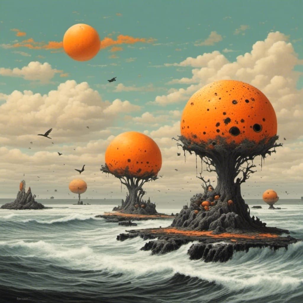 Orange Island Landscape
