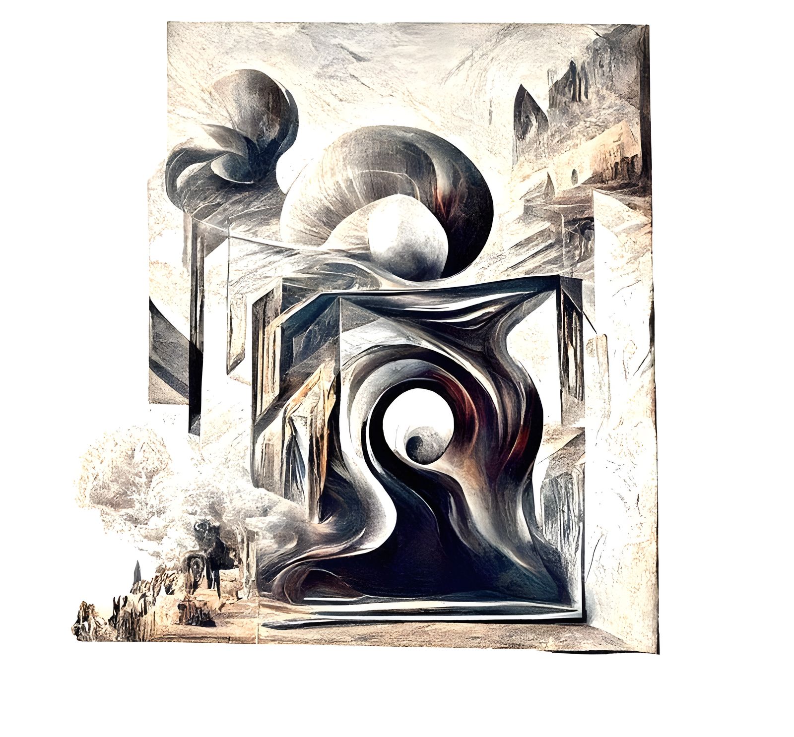 Abstract Illusion: A Surreal Digital Painting