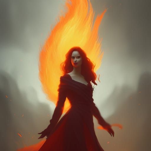 Lady of fire