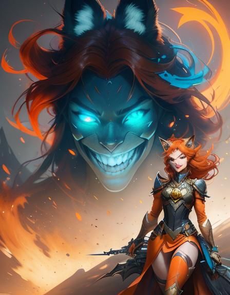 Fox-girl VIXEN'S doppelganger, CYBER-ME.