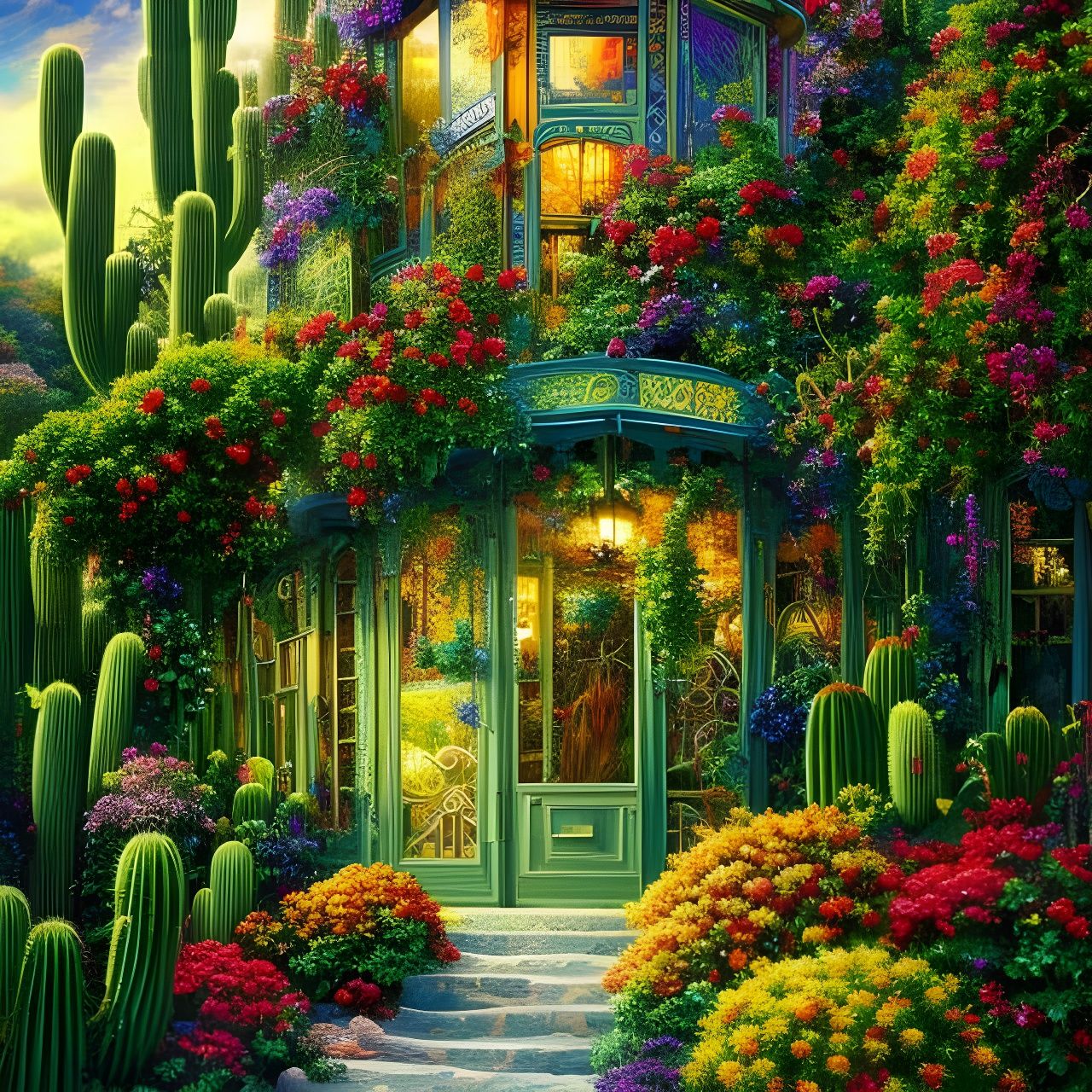 Cactus house