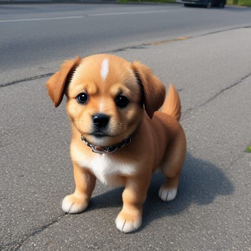 Cute Dog Generated by AI