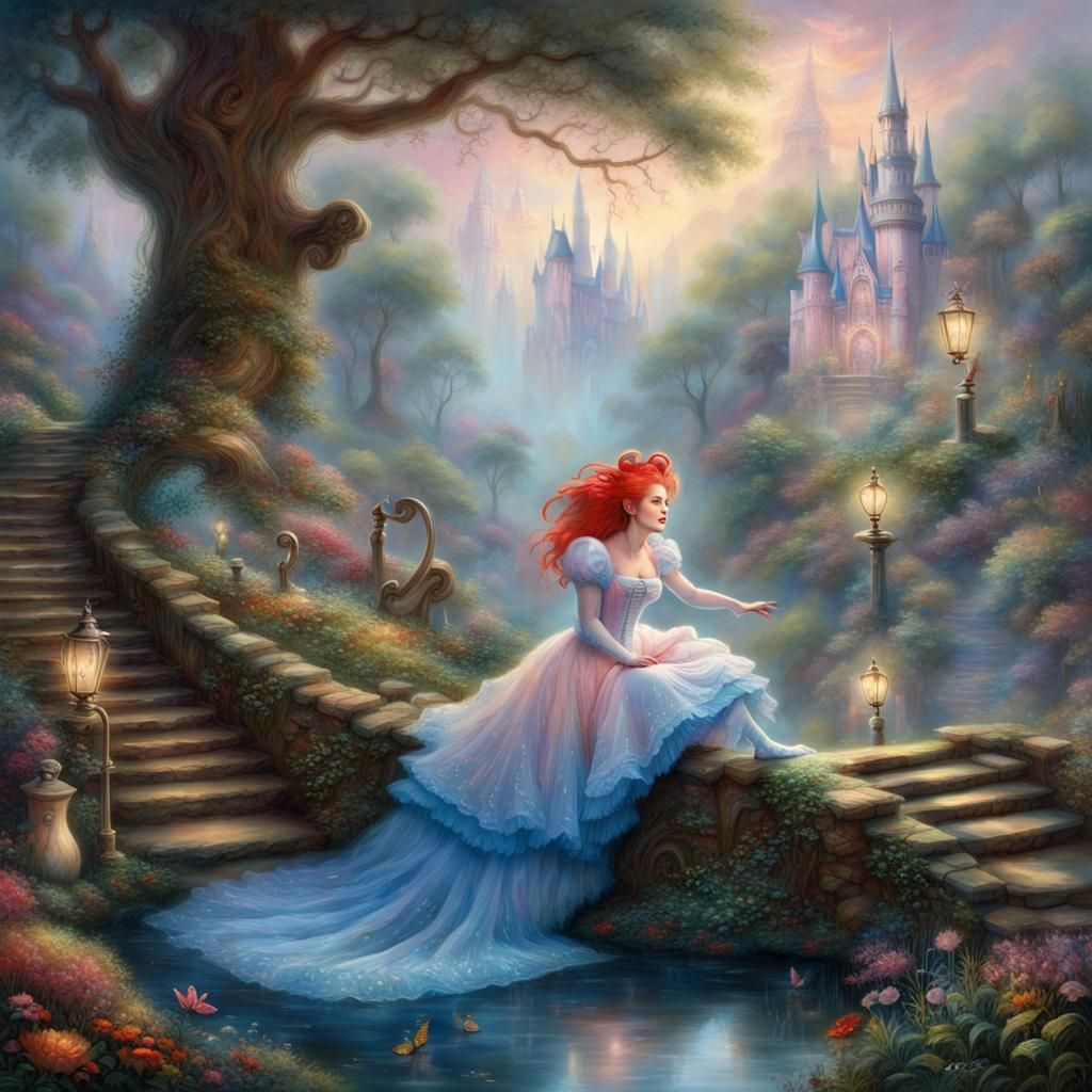 Cyndi Lauper as Alice in Wonderland