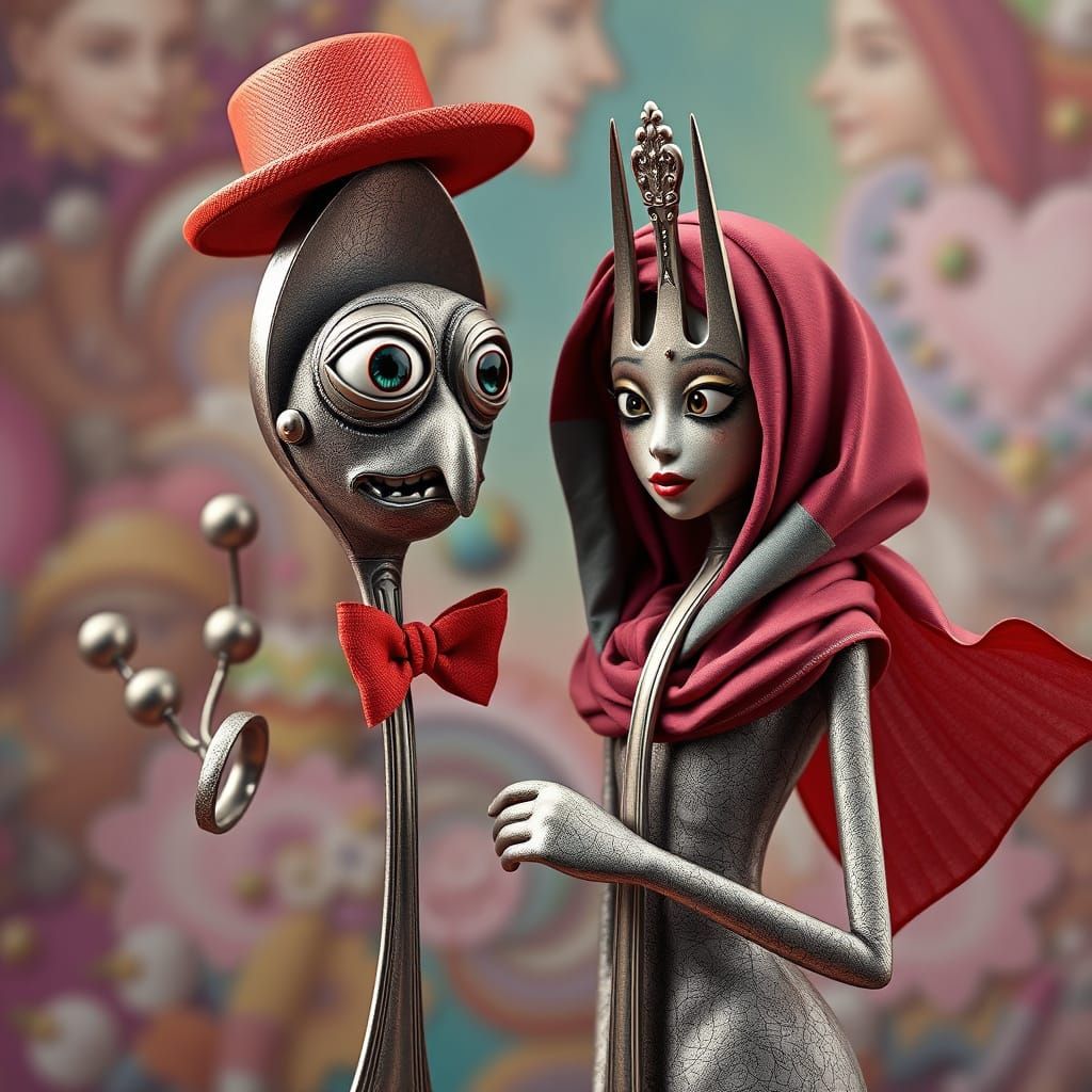Mr Spoon & Miss Fork