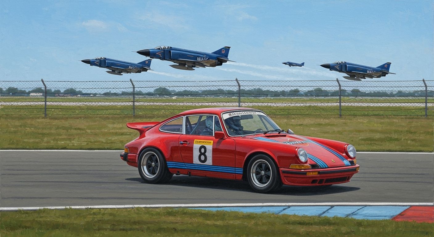 Martini Racing Porsche 911 with F-4 Jets