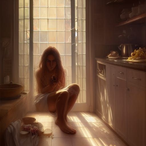 Detailed Portrait with Dynamic Lighting