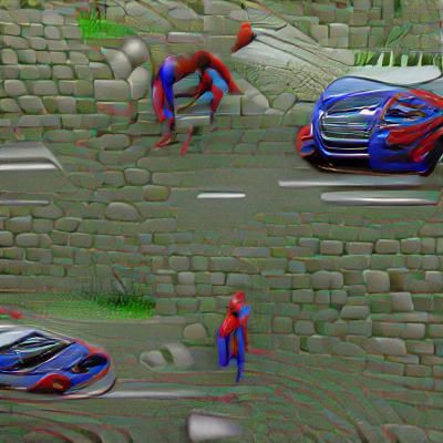 Eerie Roadside Encounter in Gregory Crewdson Style