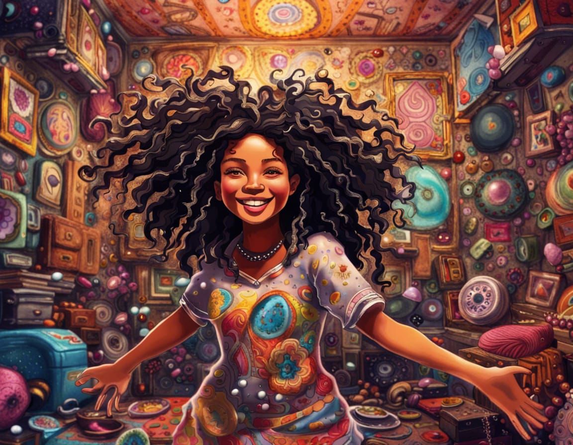 Maximalism, Happy in my chaotic  Room