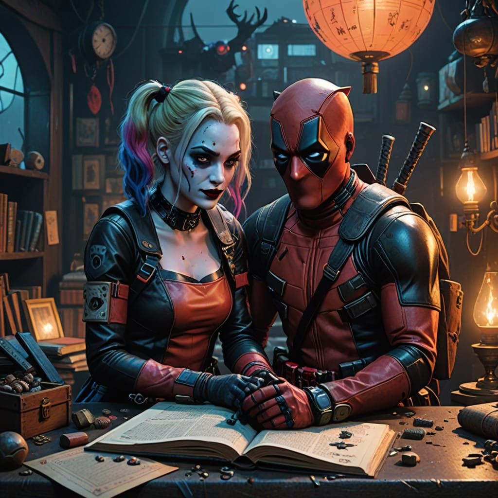 Harley Quinn and Deadpool Unveil Dark Magic Secrets