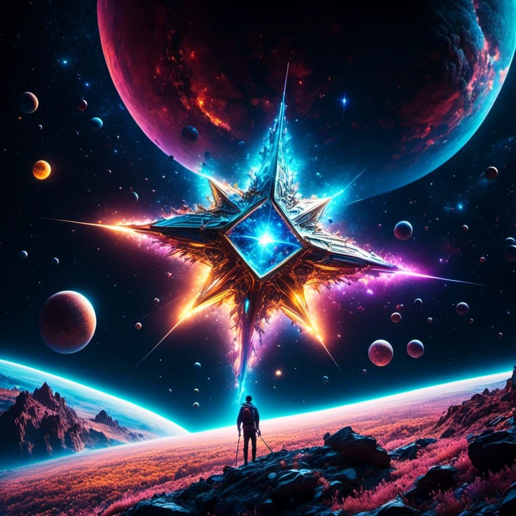 Star-shaped spaceship concepts