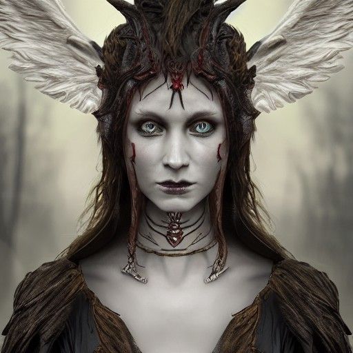 Evil Goddess in Stygian Armor: Dystopian Horror