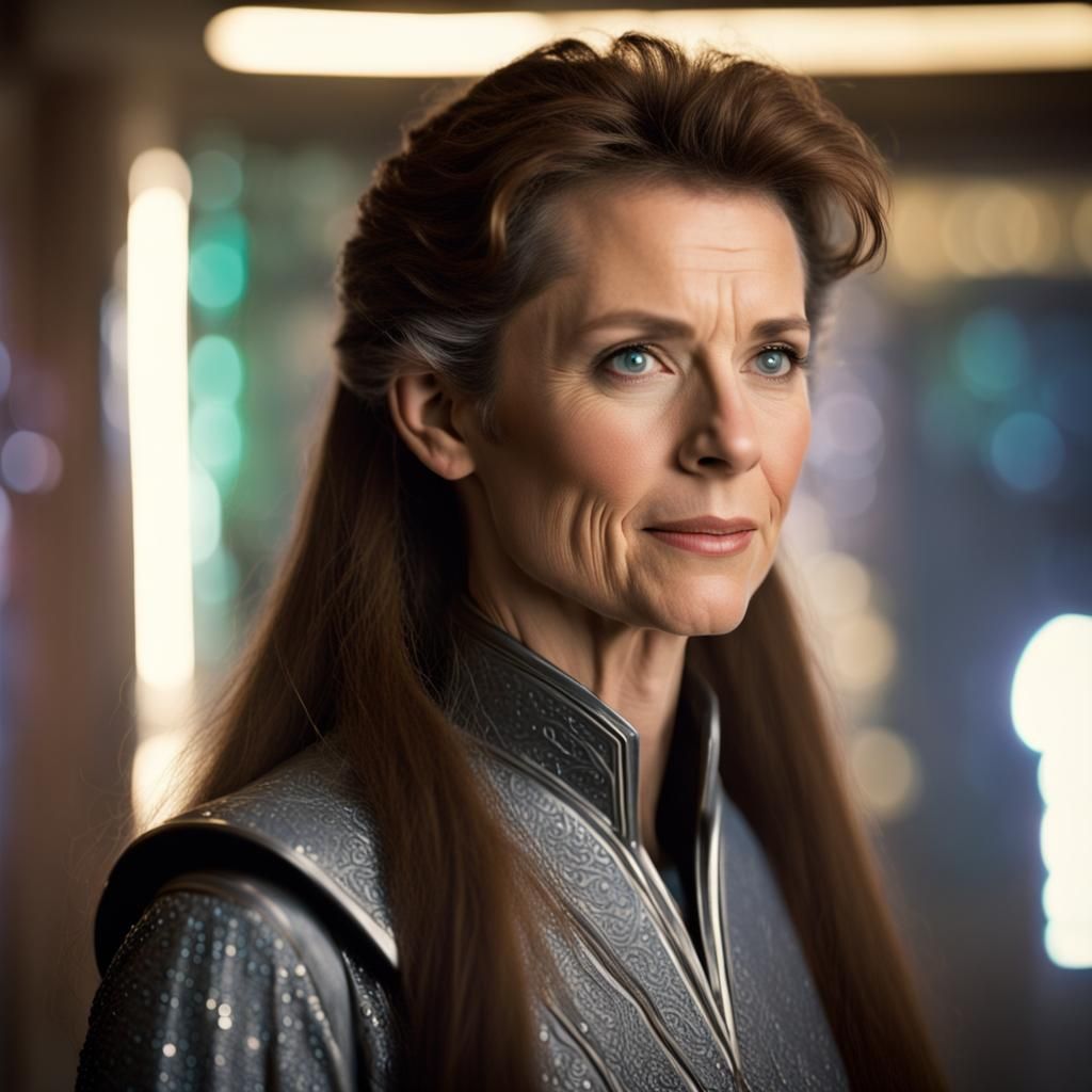 Young Woman's Portrait with Bokeh and Natural Lighting