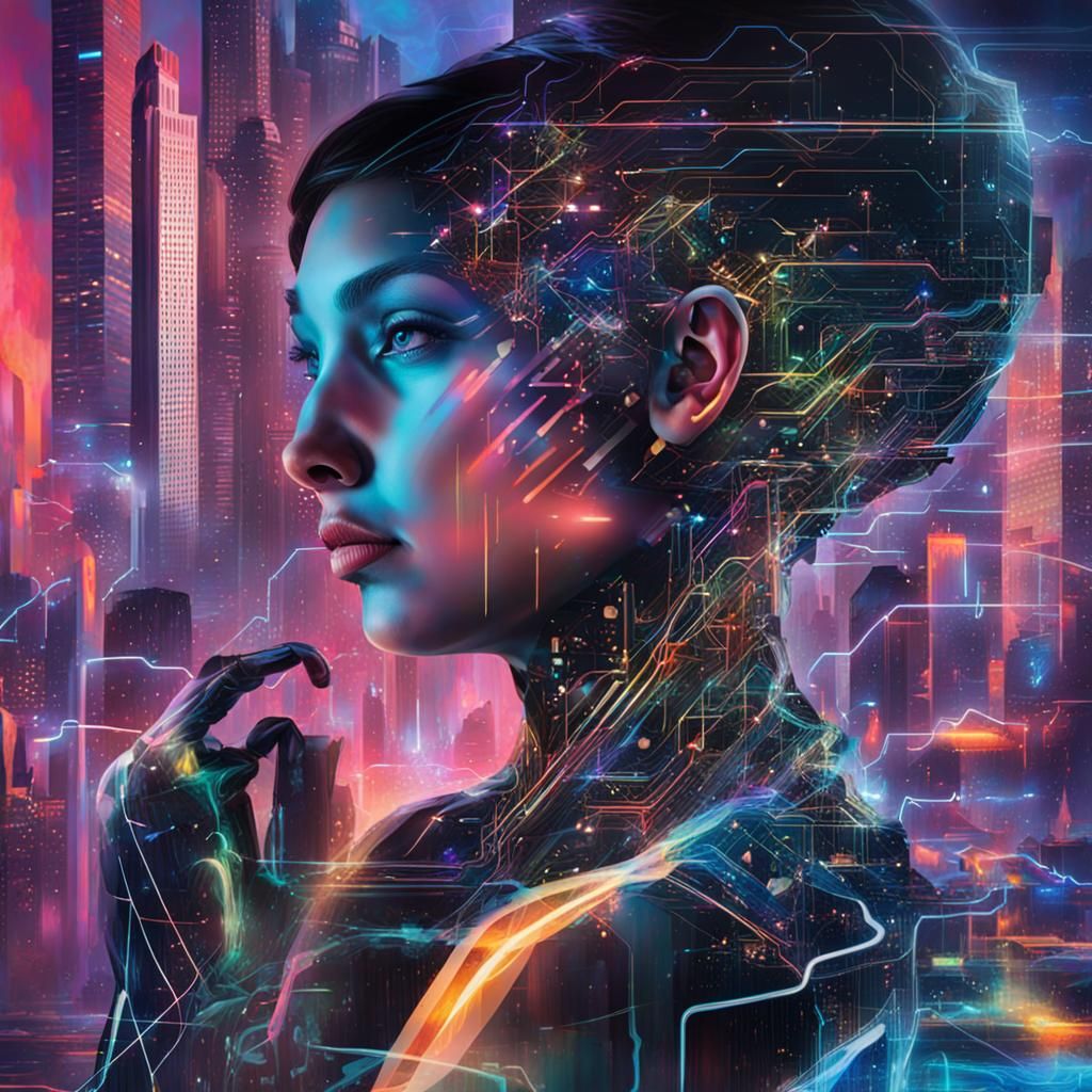 Electric Elegance: AI Graffiti in Splash Art Style