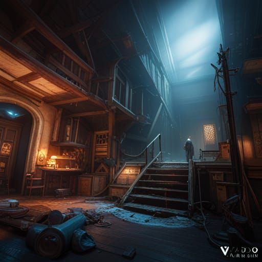 Sinister 3D Render in Videogame Style