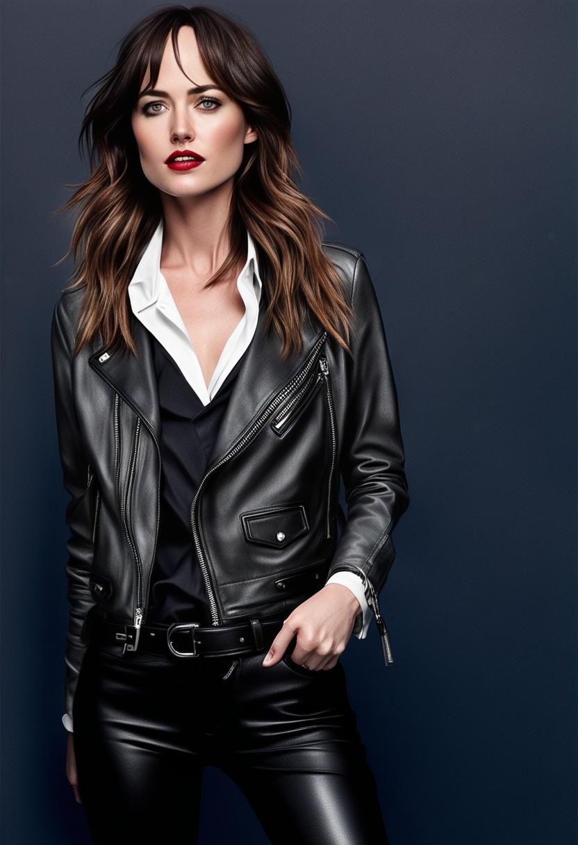 Dakota Johnson Ultrarealistic Portrait: Detailed Photoshoot