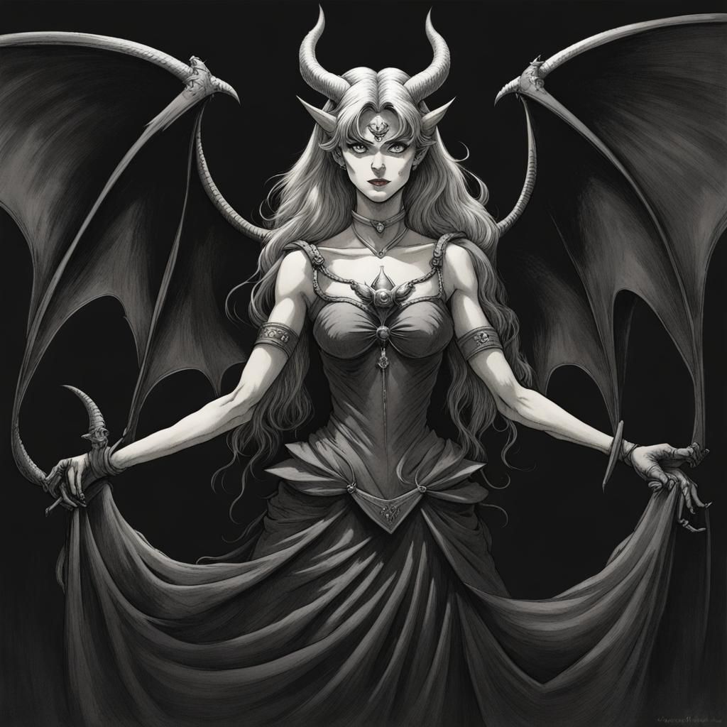 Sailor Moon as a Demoness