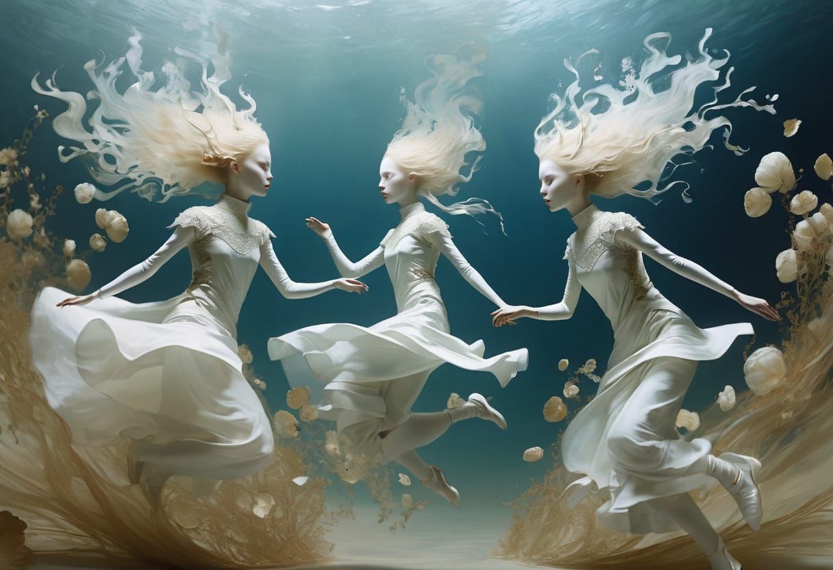 Surrealist Cityscape in Abstract Expressionism Style