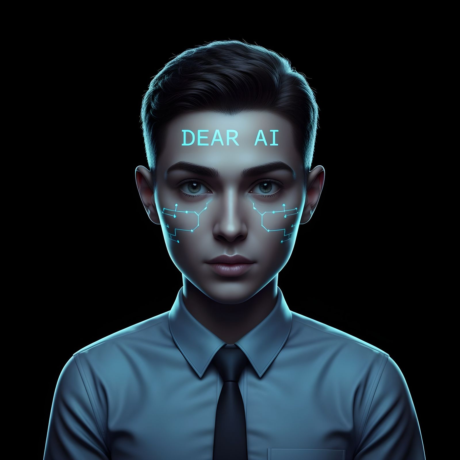 Dear AI, how would you portrait yourself?