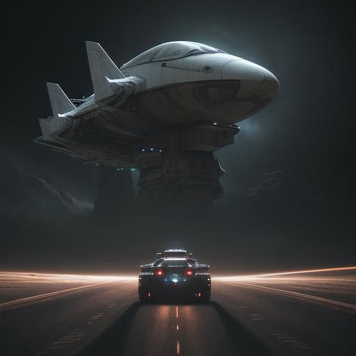 Hyperrealistic Spaceship Traffic Jam in High Definition