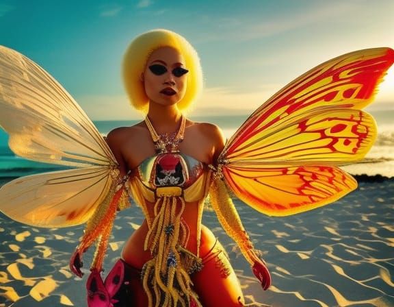 Beach Butterfly Fashion _ #02