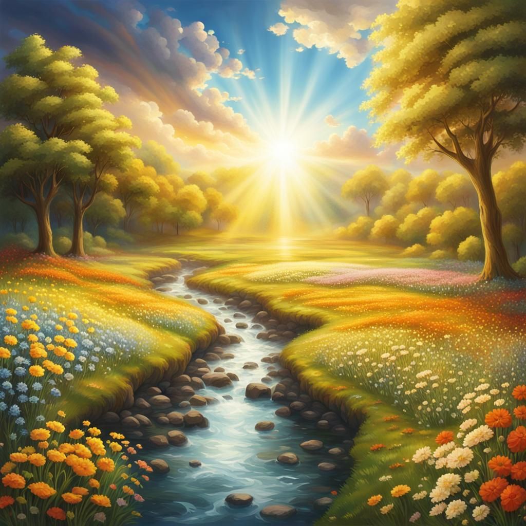 Heaven and Hell Contrasting Landscapes