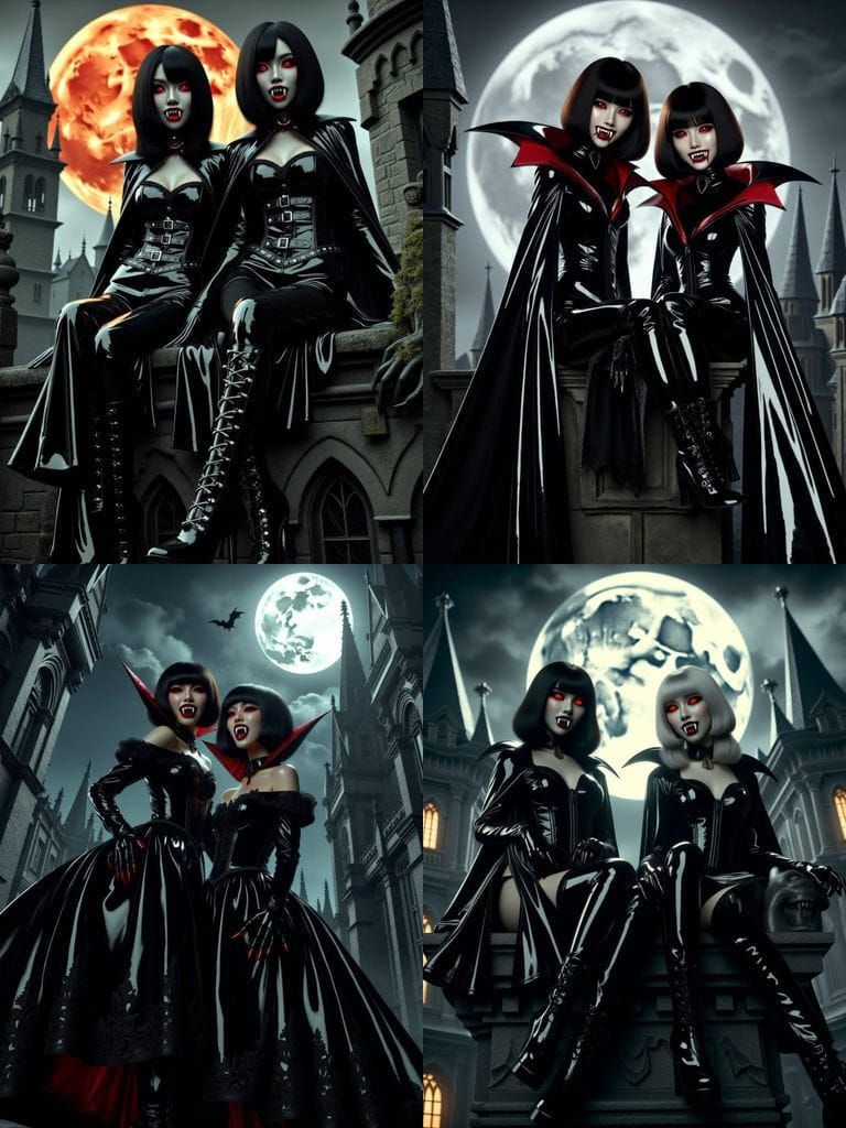 Asian Vampire Anime Goddesses Reign Supreme in Hyperrealisti...