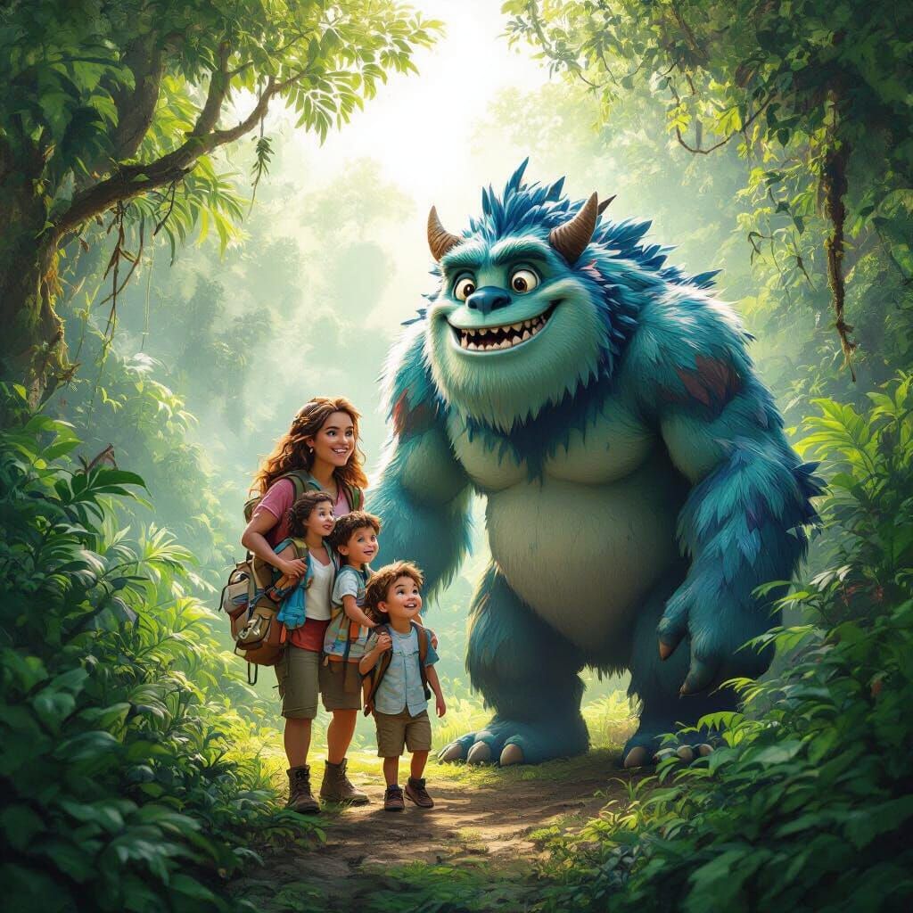 Jungle Adventure: Family and Friendly Monster