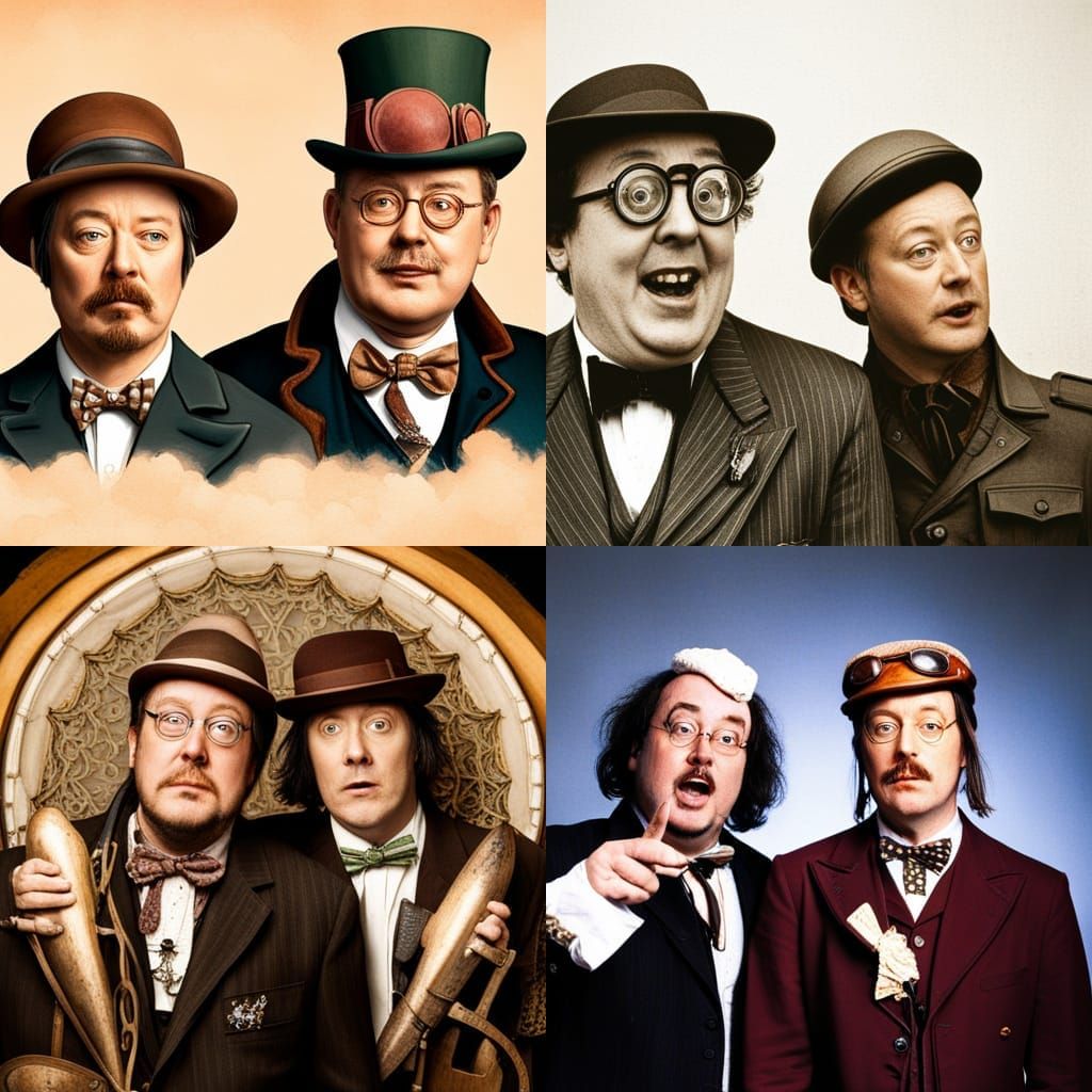 Reeves & Mortimer Sing Steampunk Cottage Cheese