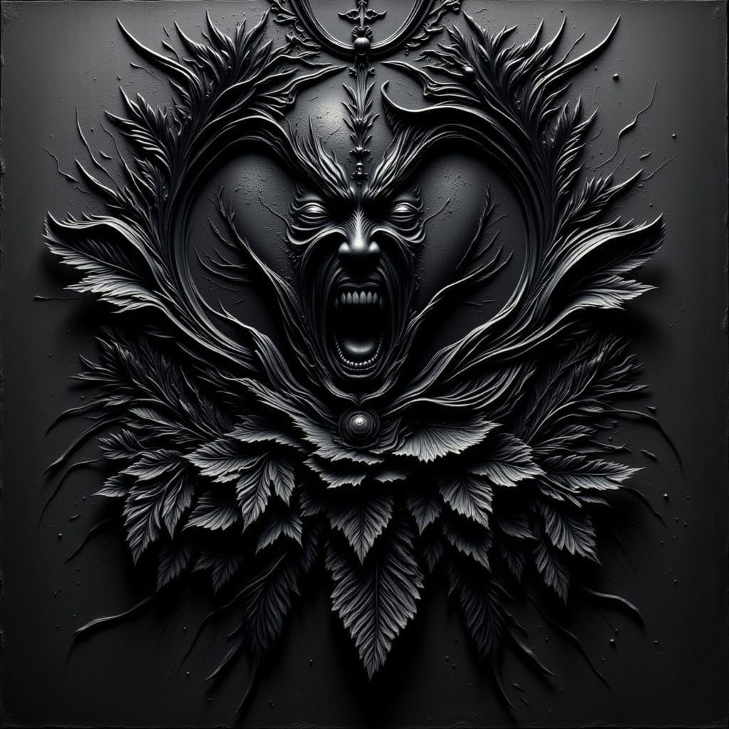 Elegant Black and White Portrait