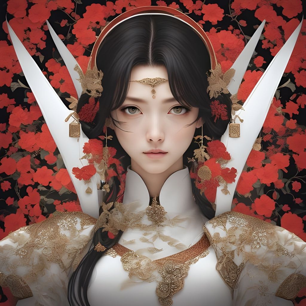 Elegant Geisha Portrait