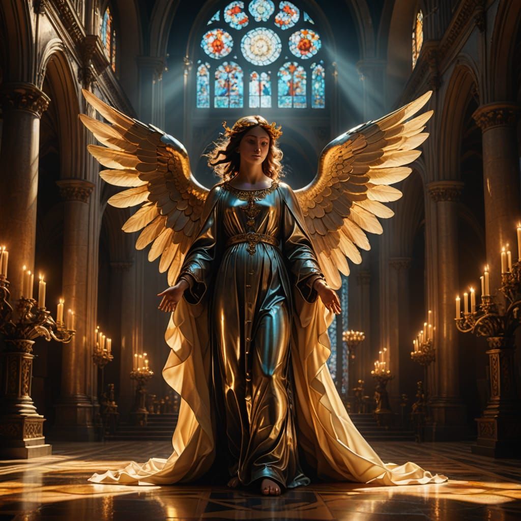 Angel in Golden Glory, Cathedral of Wonders