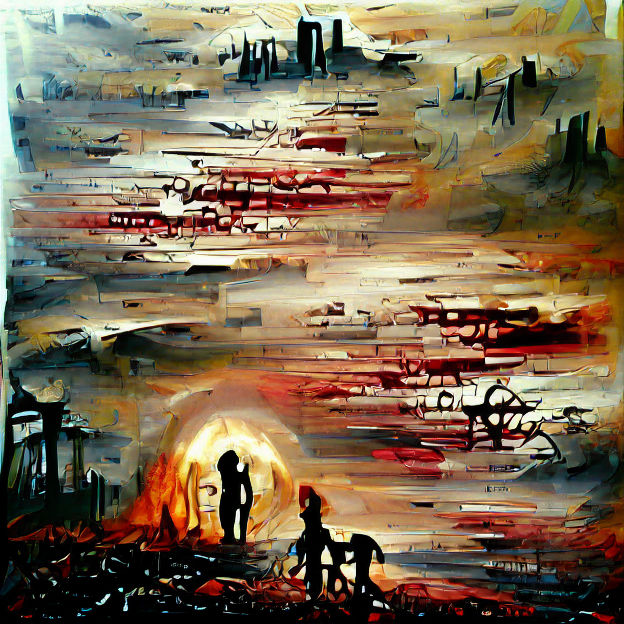 Desolate Post-Apocalyptic Landscape