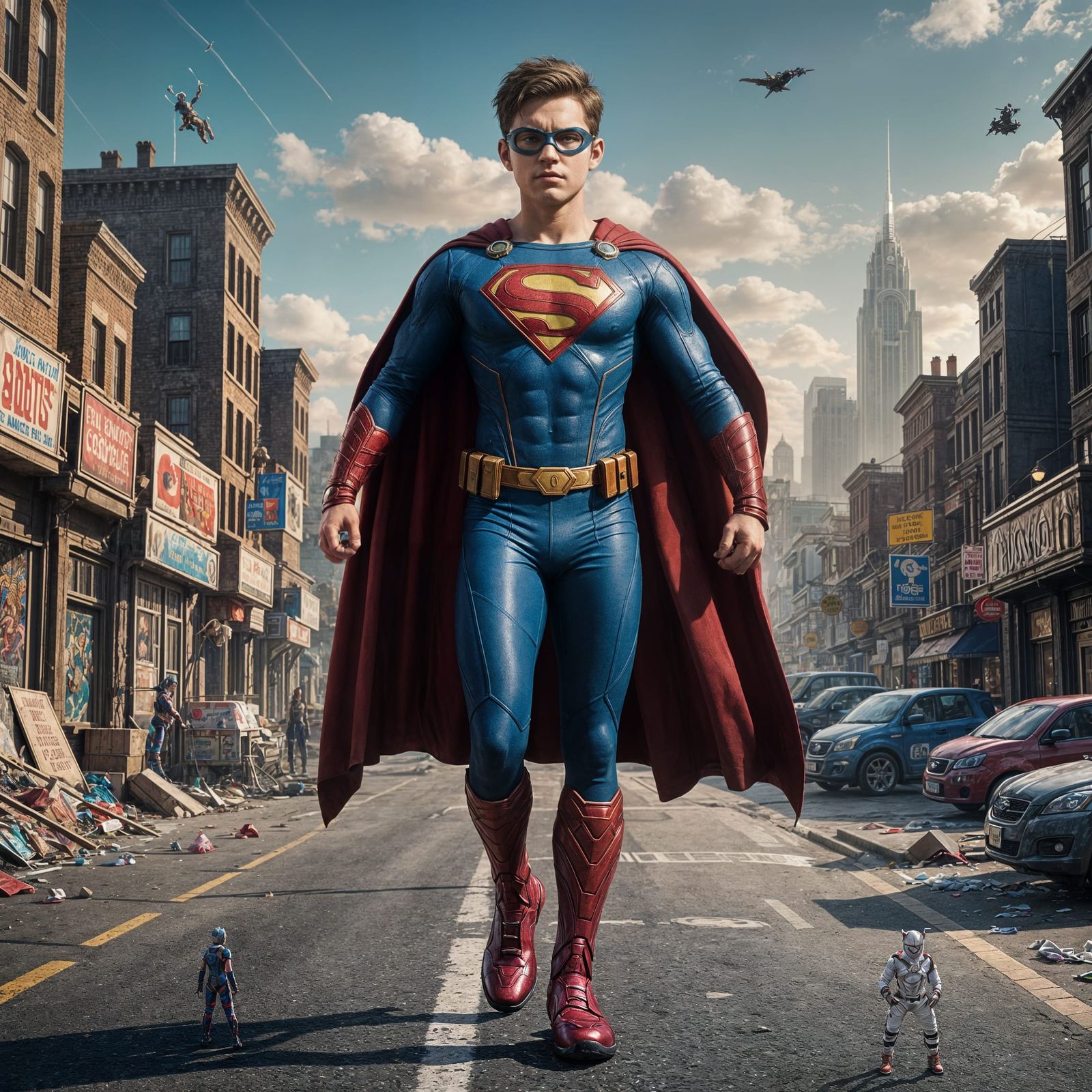 Diabetic Superhero Spreads Awareness: Fantasy Concept Art