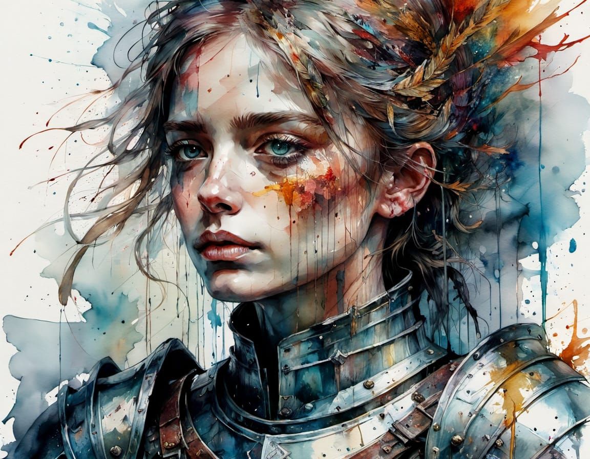 Medieval Knight in Tournament Splendor