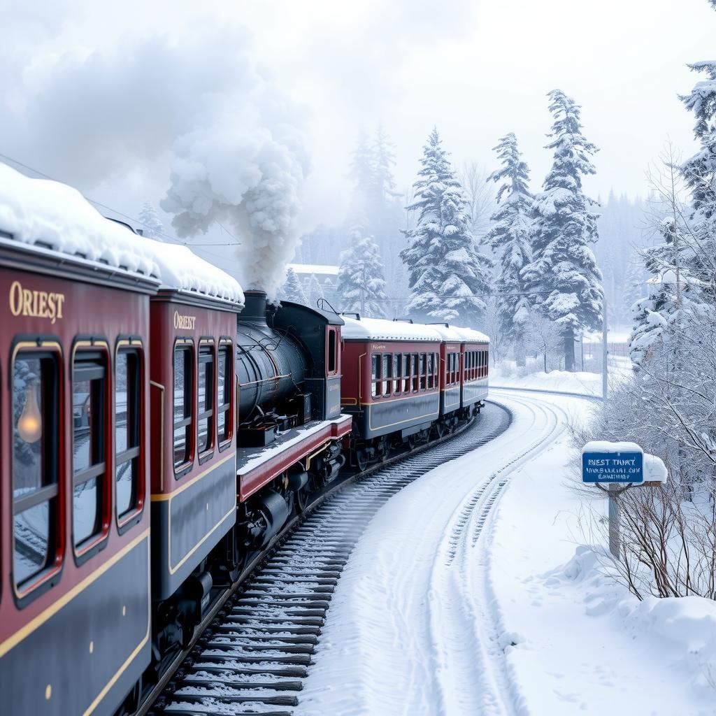 In the heart of a frigid Russian winter, the luxurious Orien...