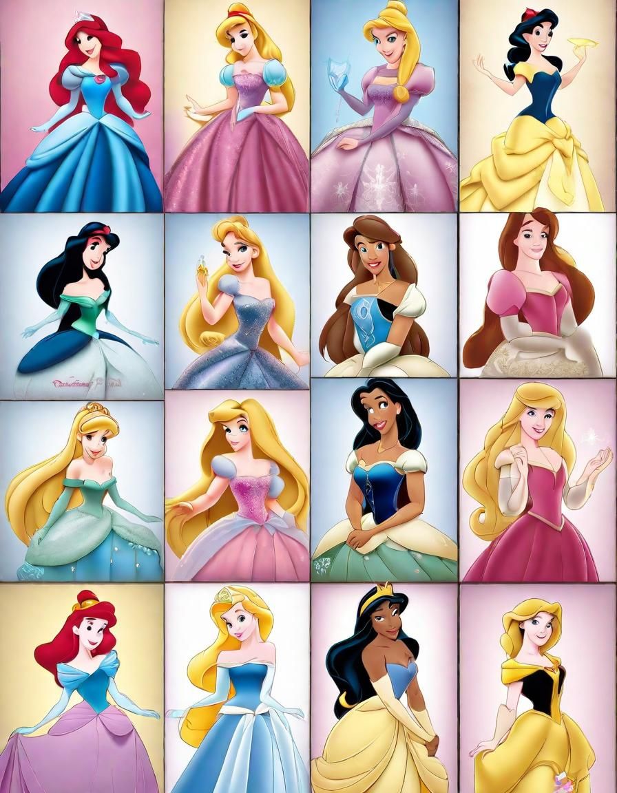 Classic Disney Princess Illustration